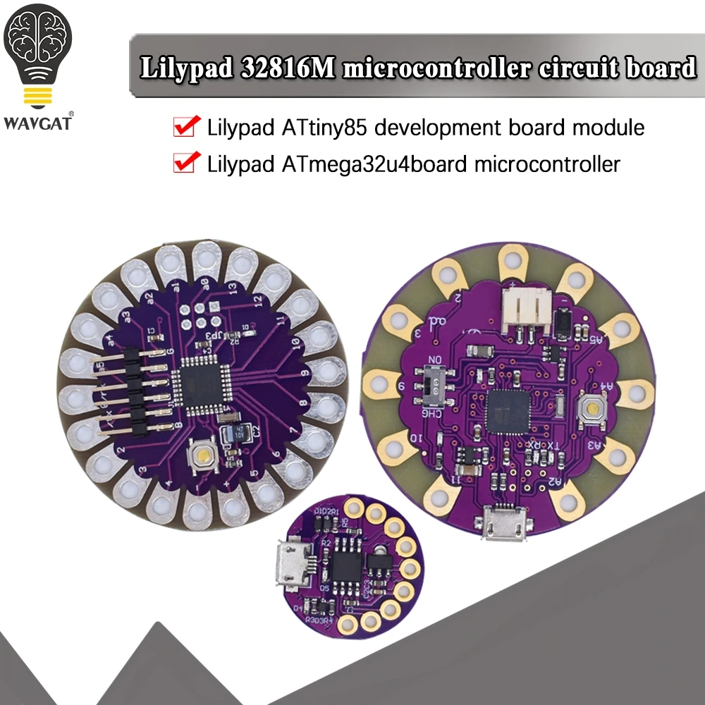 USB LilyTiny LilyPad ATtiny85 Atmega328P Atmega32u4 for arduino Development Board Wearable Module Programmable SRAM Digispark