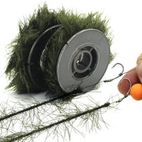 5m Realistic Weed Carp Fishing Line Method Feeder Hair Rigs Carp Fishing Accessories Braid Soft Hooklink For Carp Coarse Tackle