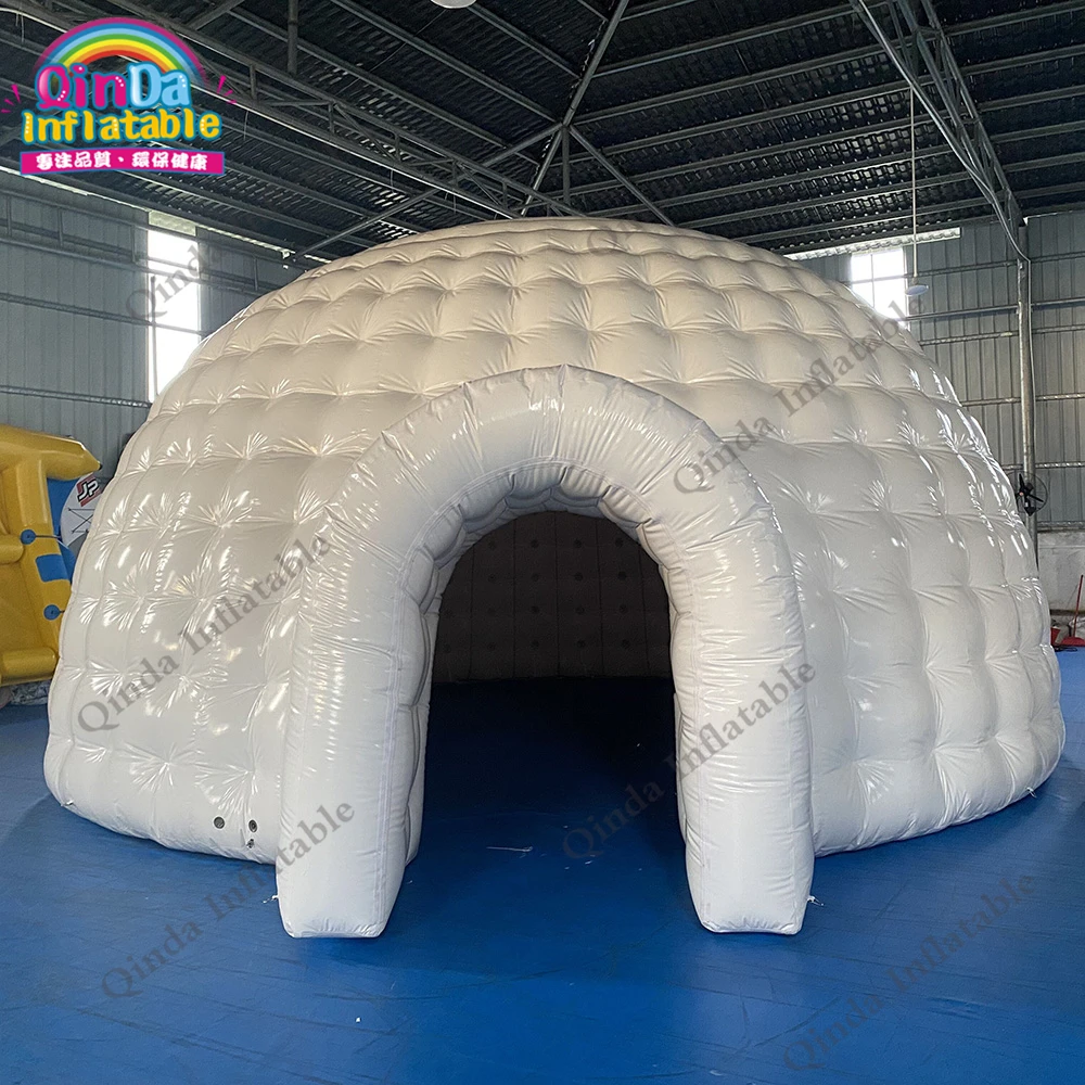 Pvc Inflatable Caming Event Tent Customized Inflatable White Dome Tent For Party