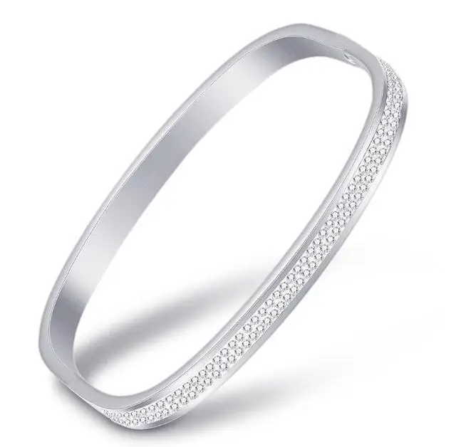 Nibastar Holle Ster Armbanden & Bangles Voor Vrouwen Mode Rvs Zoete Romantische Armband Rose Gouden Kleur Sieraden Cadeau