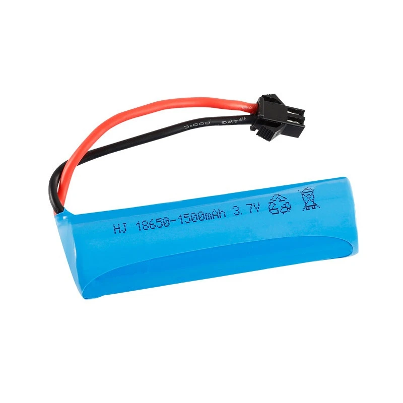 3.7V 1500mAh 18650 akumulator litowo-jonowy do helikopter zdalnego sterowania samoloty samochód łódź pistolet pociąg zbiornik zabawki 3.7v akumulator