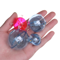 5 Pcs 4 Types Blue Red ABS Plastic Float Balls Water Ball Bubble Fishing Floats Tackle Sea Outdoor Fishing Tools 25/32/40/47mm