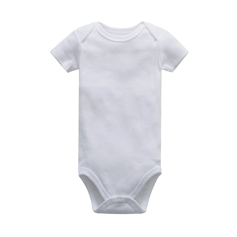 Unisex Baby Bodysuits 100% Cotton Boys Girls 0-24 Months Black and white   Short Slevee Baby Clothes