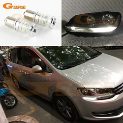 For Volkswagen VW Sharan 7N 2011-2019 Halogen Headlight Ultra Bright White 1156 BA15s LED Bulbs Daytime DRL Light No Error