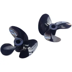 1pair 3-blade Paddle Dia. 26 30 34mm CW CCW Outer Diameter Hole 3mm 4mm High-speed Props Full Immersion Propeller for RC Boat