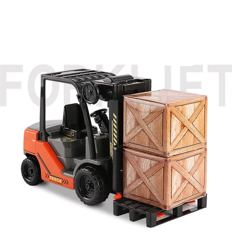 Hot-selling 1:12 plastic forklift model,simulation engineering vehicle,inertial sliding toy,handling tool,free shipping