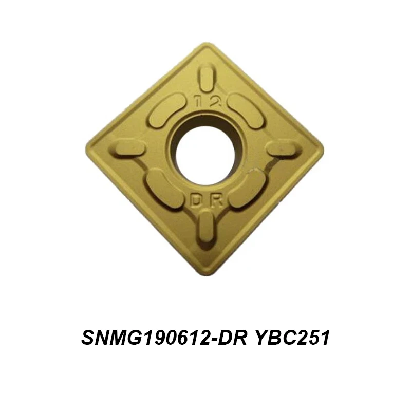 

Original SNMG 190612 190616 190624 SNMG190612-DR SNMG190616-DR SNMG190624-DR YBC251 Steel Processing Carbide Insert CNC Tool