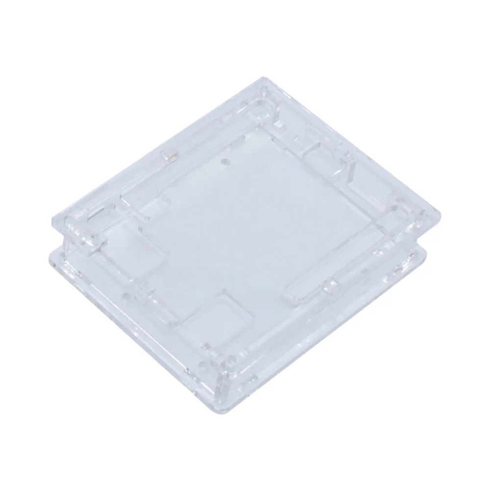 Acrylic Black ABS Plastic Case Shell Transparent Box for Arduino UNO R3