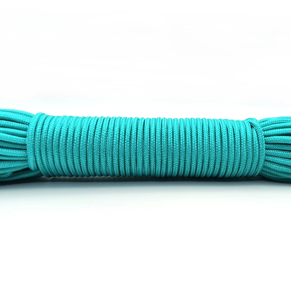 Cabo Parachute Monocromático, Corda Cordão, Mil Spec Type, Uma Strand, Equipamento de Sobrevivência, Escalada, Camping, 31m, 3mm