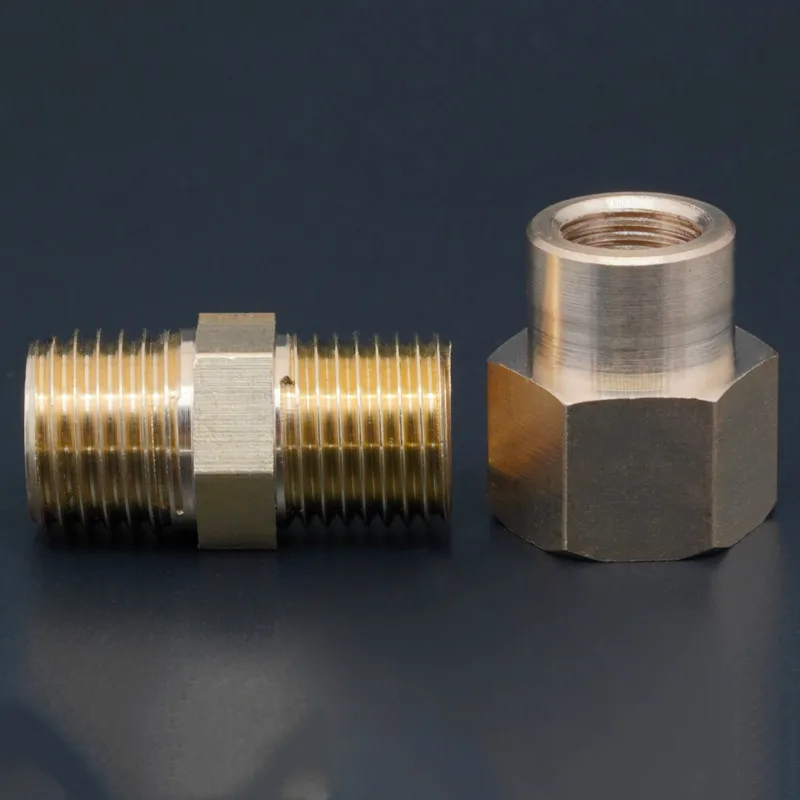 

M14 M18 M20 Metric 1/4'' 1/2'' BSP Female Male Thread Brass Reducer Pipe Fitting Coupler Connector Adapter