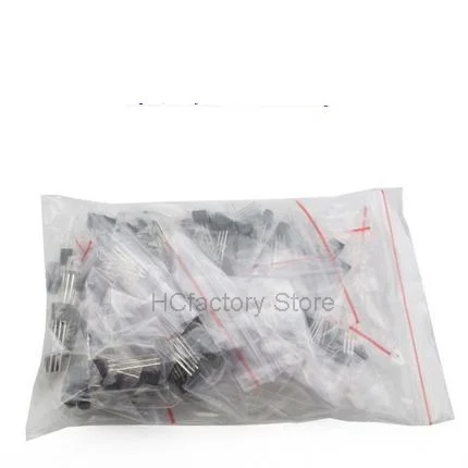 Original 18valuesX10pcs=180pcs 2N2222 S9012 S9013 S9014 A1015 C1815 S8050 S8550 TO-92 Transistor component Assorted kit