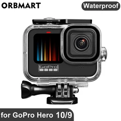 Waterproof Housing Case for GoPro Hero 12 11 10 9 Black Diving Protective Underwater Dive Cover for Go Pro 12 10 9 Accessories