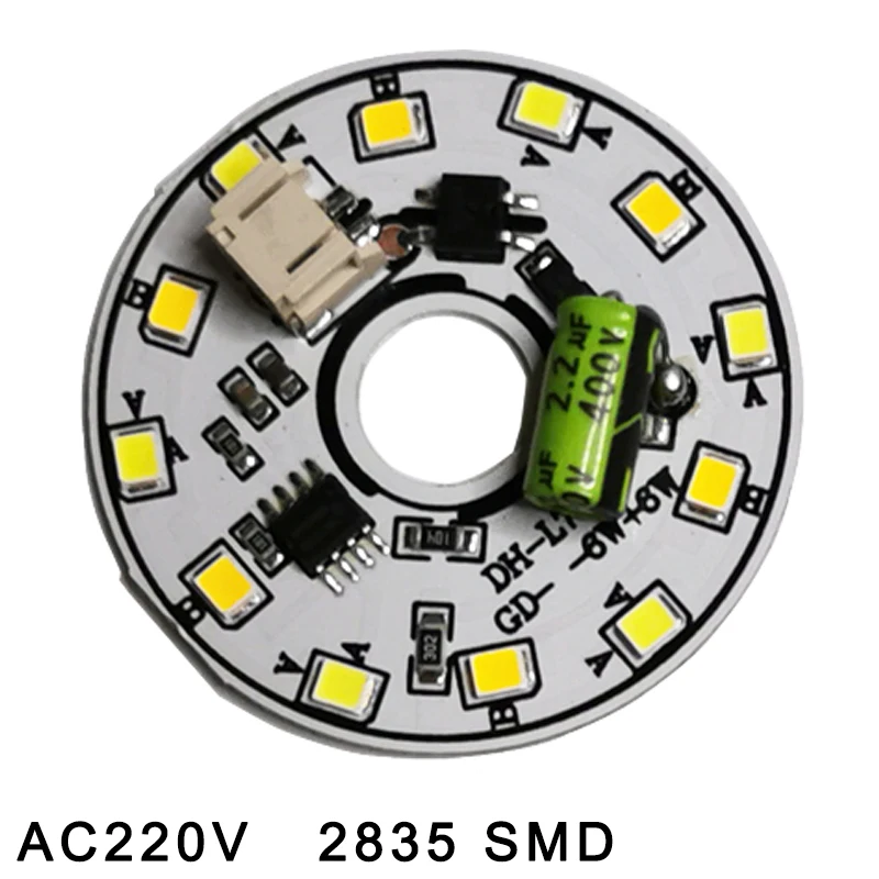 

LED Bulb Lamp Chip 3W 6W 12W 18W AC 220V 240V Smart IC No Need Driver DIY Natural White For led downlight Spotlight lamp beads