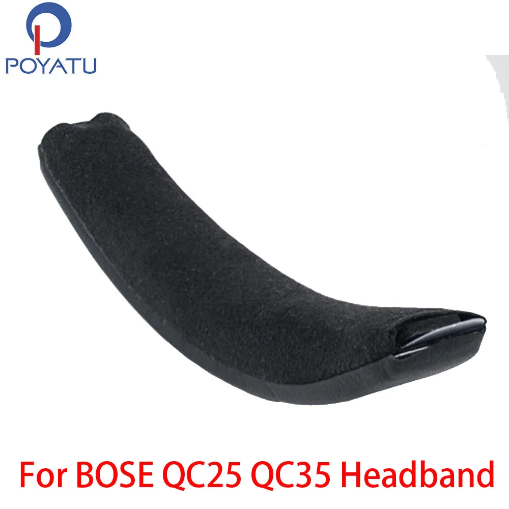 POYATU ل QC35 سماعة عقال ل Bose QC35 QC25 عقال سماعة وسادة استبدال غطاء الوسادة سماعة عصابة رأس سحاب