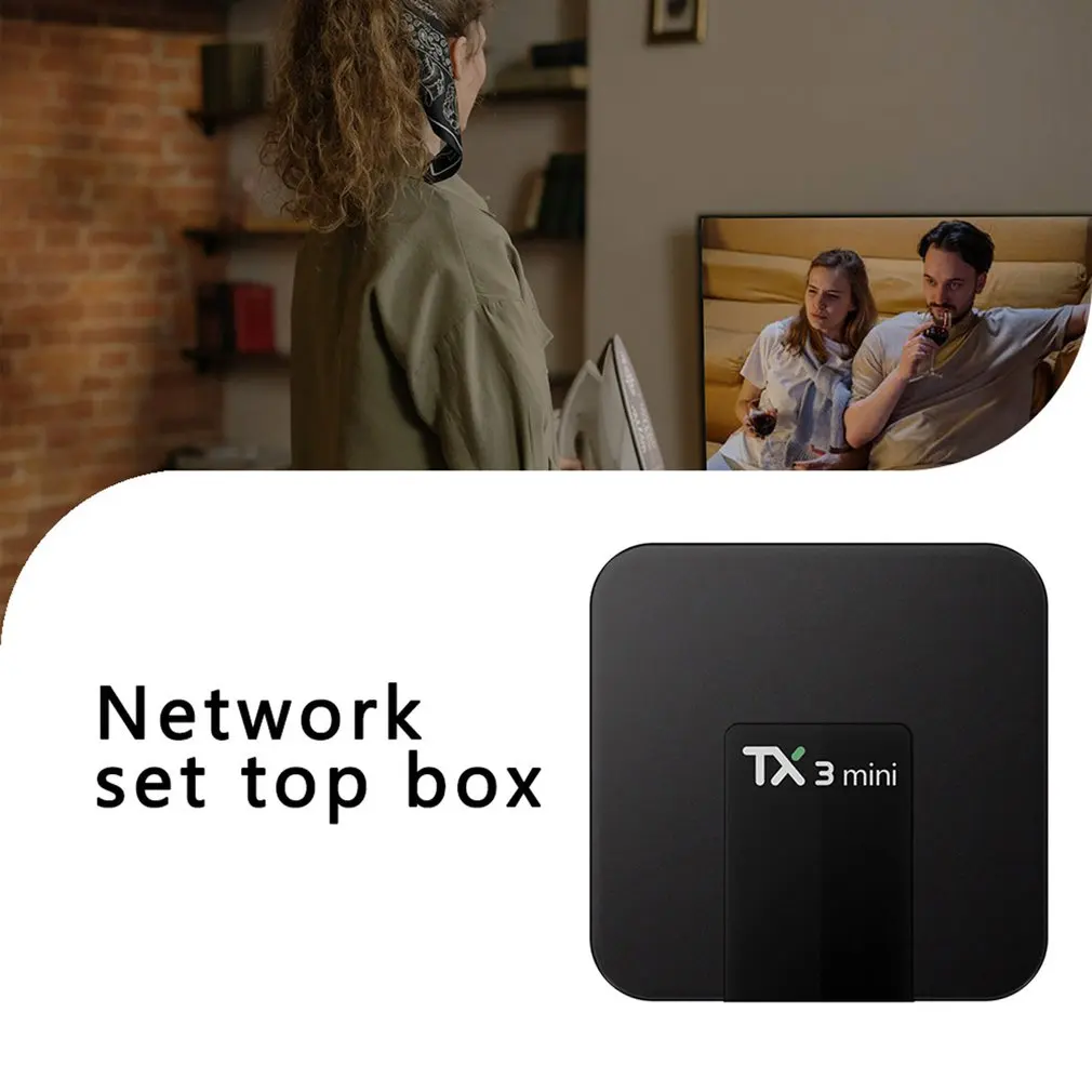 High Quality TX3 Mini Tv Box Smart 5G Wifi Smart Quad-core Wireless Network Set Top Box Dual Frequency Digital TV Set Top Box