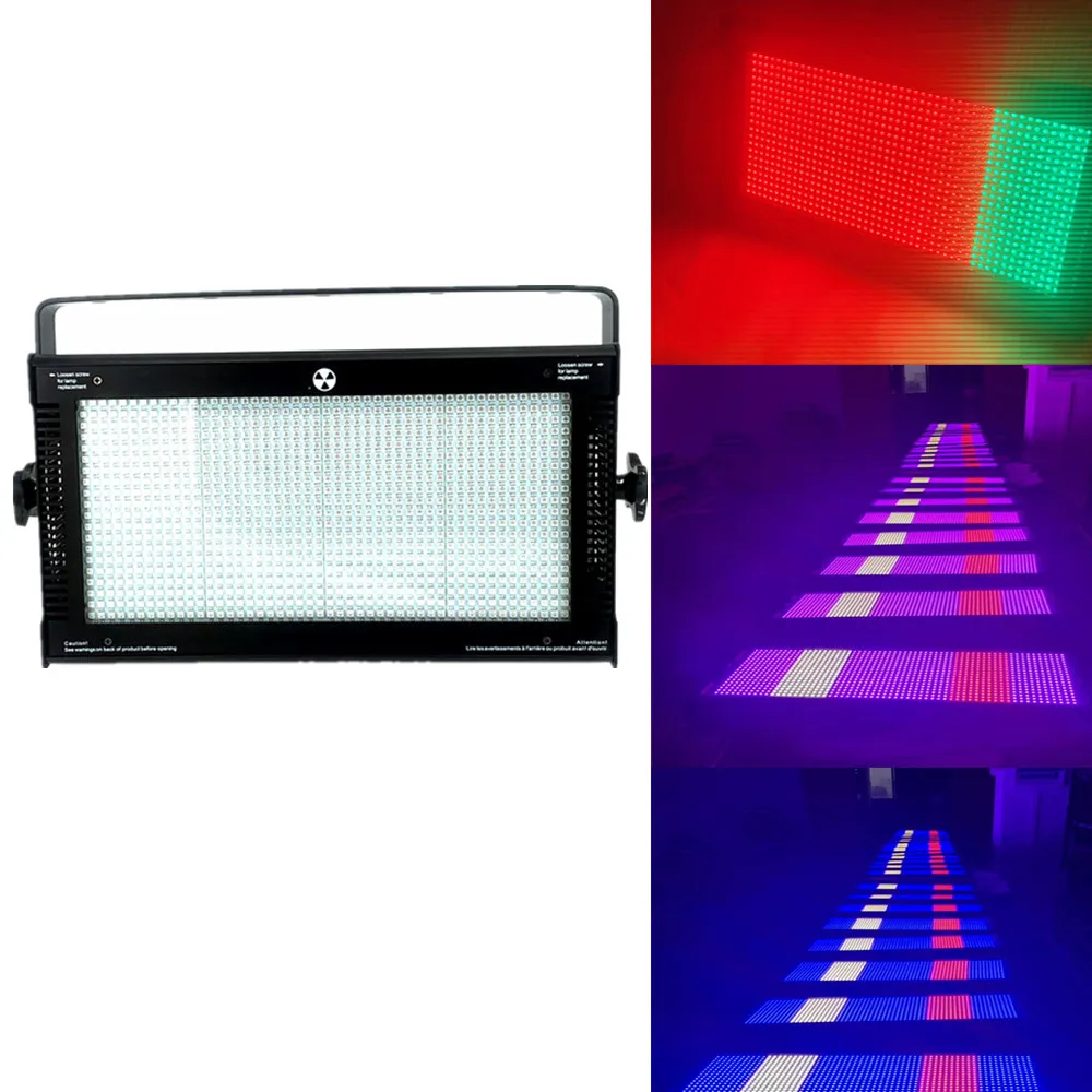 super brilhante led rgb strobe light 3in branco quente dj bar iluminacao de palco efeitos 1000w dmx 01