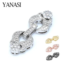Flower Clasps Accessories For Women Natural Stone Pearls Beading Necklace Bracelet Making DIY Jewelry Clasp Supplies