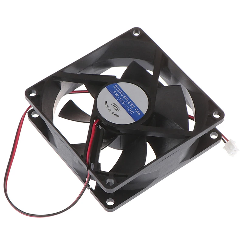 12V 2pin DC Brushless Computer Case Cooling Fan 8025 80x80x25mm 8cm 80x25mm