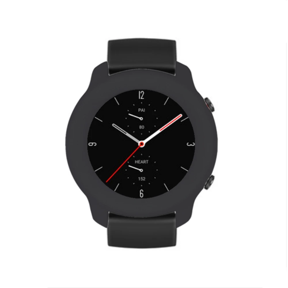 FIFATA Colorful Soft Silicone Protective Shell For Xiaomi Huami Amazfit GTR 2/GTR 47MM Smart Watch Replacement Watch Case Cover