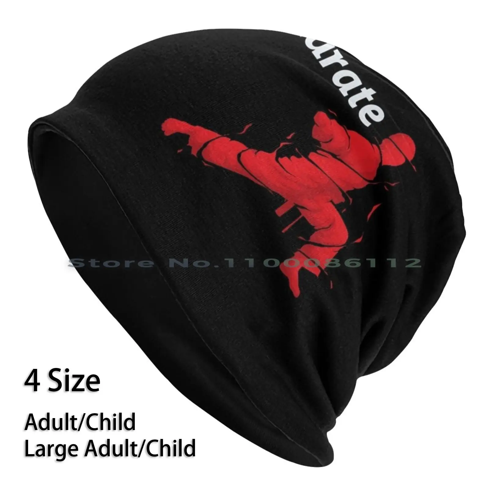 Karate Splash Art Beanies Knit Hat Ask Me About My Disguise Geisha Tattoo Womens Katana Girls Assassin Ancient Fashionable