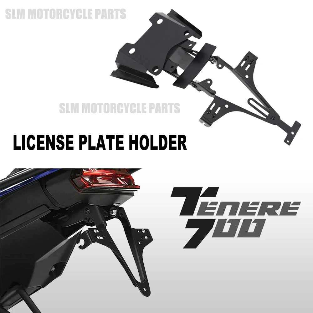 For Yamaha Tenere 700 Tenere700 2020 2021 NEW Motorcycle Rear License Plate Holder Bracket