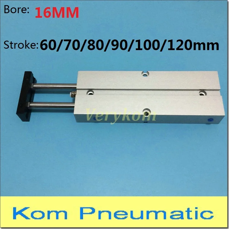 1PC Pneumatic Double Piston Air Cylinders TN16X60S TN16X70S TN16X80S TN16X90S TN16X100S TN16X75-S TN16X120 Airtac TN TDA Two Rod