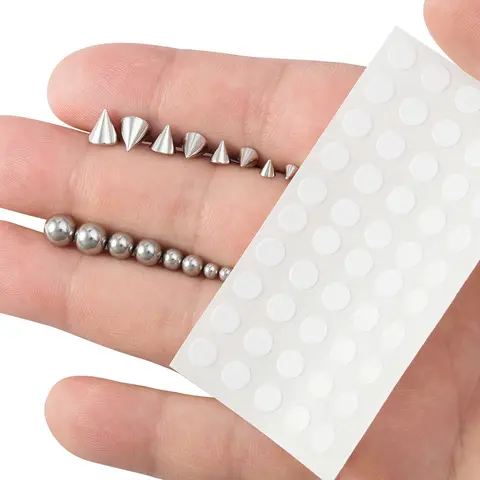 Sticker Fake Belly Eyebrow Lip Piercing Stud Non Piercied Earring Stud Set New Fake Nose Ring Piercing Jewelry Dermal Anchor Top