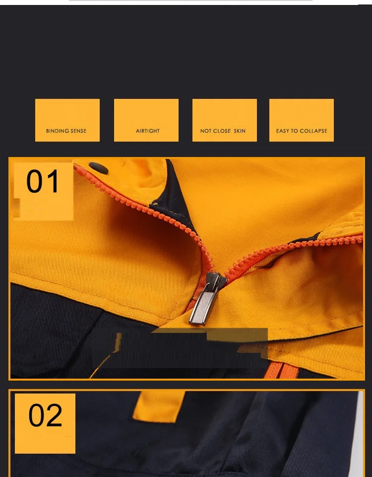 2025hoge kwaliteit lente herfst lange mouwen werk overall werkpak mannelijke fabriek auto reparatie mechanische werkkleding voor mannen