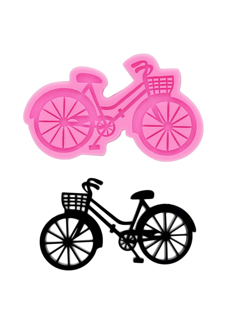 AliExpress TUTULE Shiny Mirror Bicycle Keychain Mold DIY Jewelry Pendant Epoxy Silicone Mold Aromatherapy Plaster Pendant Decoration Mold