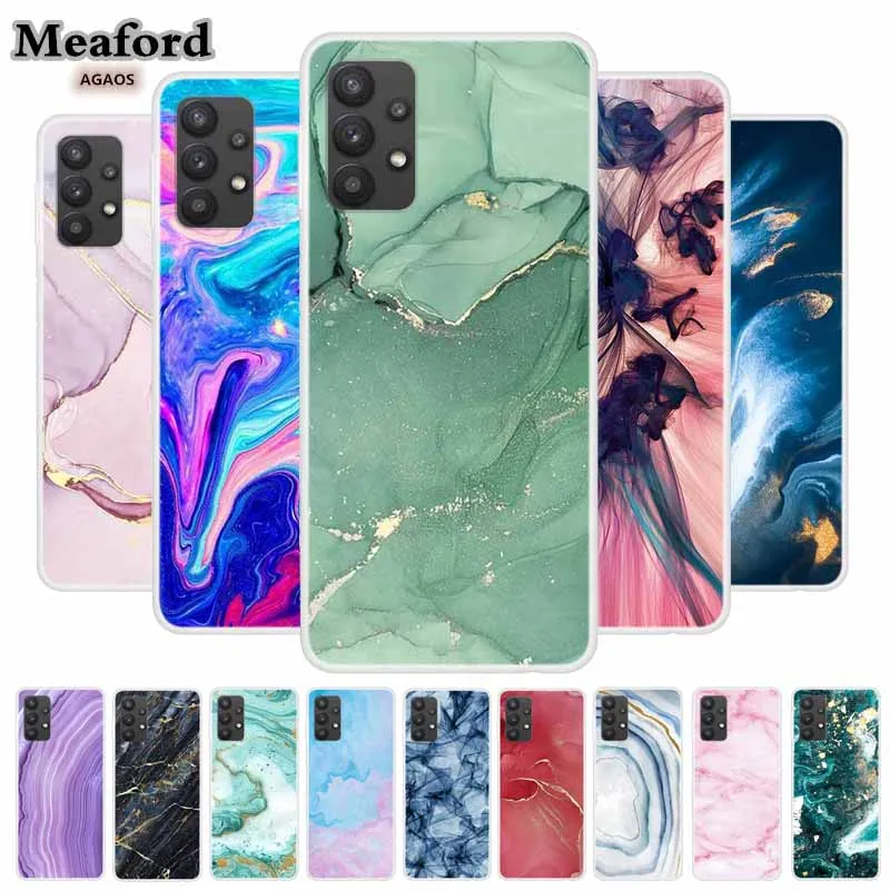 Phone Case For Samsung Galaxy A52 A52s A54 A34 A32 Smartphone Back Cover Fundas for Samsung A42 A52 A72 Slilicone Soft Case Capa