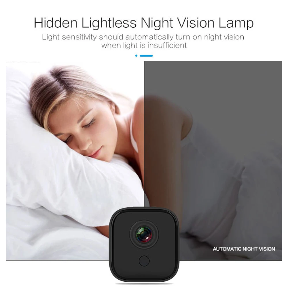 Mini cámara Ip inalámbrica A11, videocámara de videovigilancia, grabadora de seguridad para el hogar, 1080p, HD, WiFi, versión nocturna