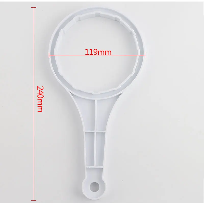 3013 Water Filter Plastic Spanner White Wrench for RO Water Purifier Aquarium Parts Fitting Filter Bottle Disassembly Tool