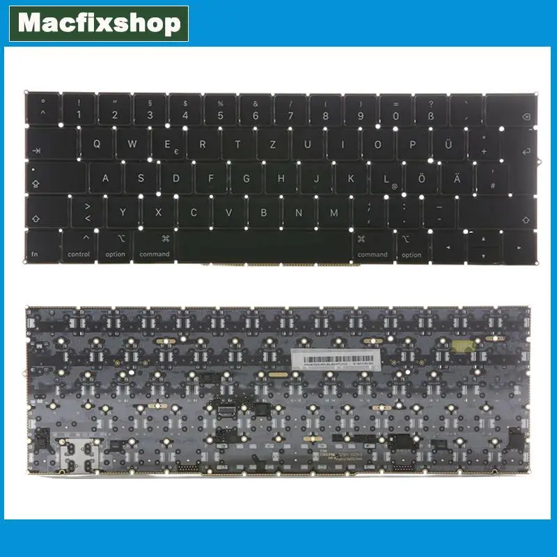 Original US UK A1990 Keyboard For Macbook Pro A1989 Keyboard FR SP GER RU French Spanish German Russian Replacement 2018 2019