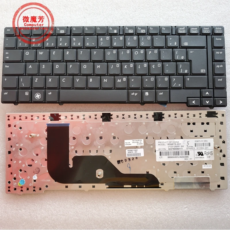 BR for HP ProBook 6440B 6450B 6445B 6455B Series Laptop keyboard