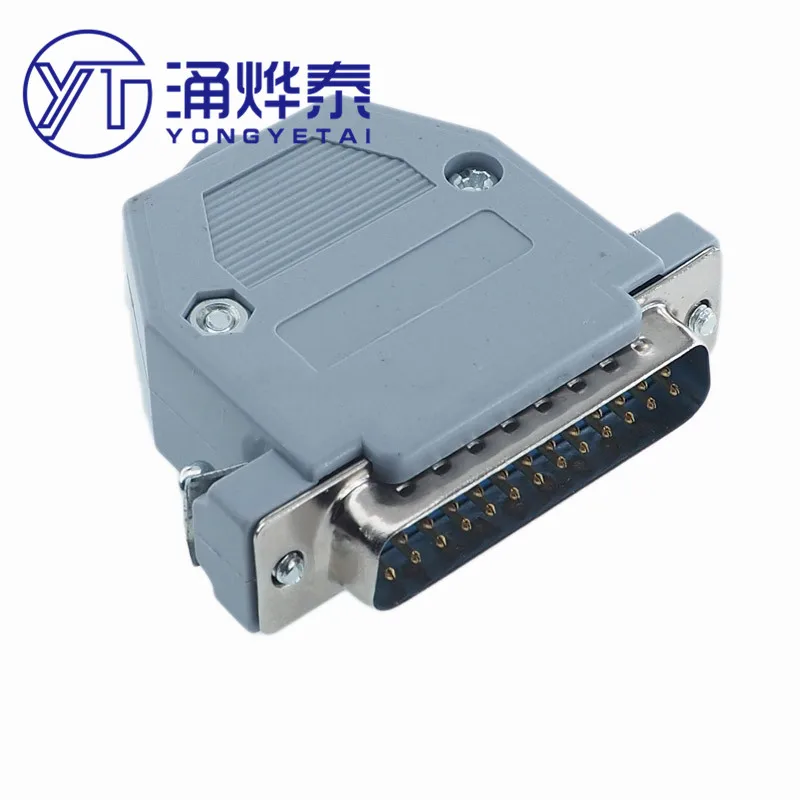 Yyt 2Set Seriële Plastic Shell Db9 Db15 Db25 Db26 Db37 Dubbele Rij Lasdraad Socket Pin Schild 232