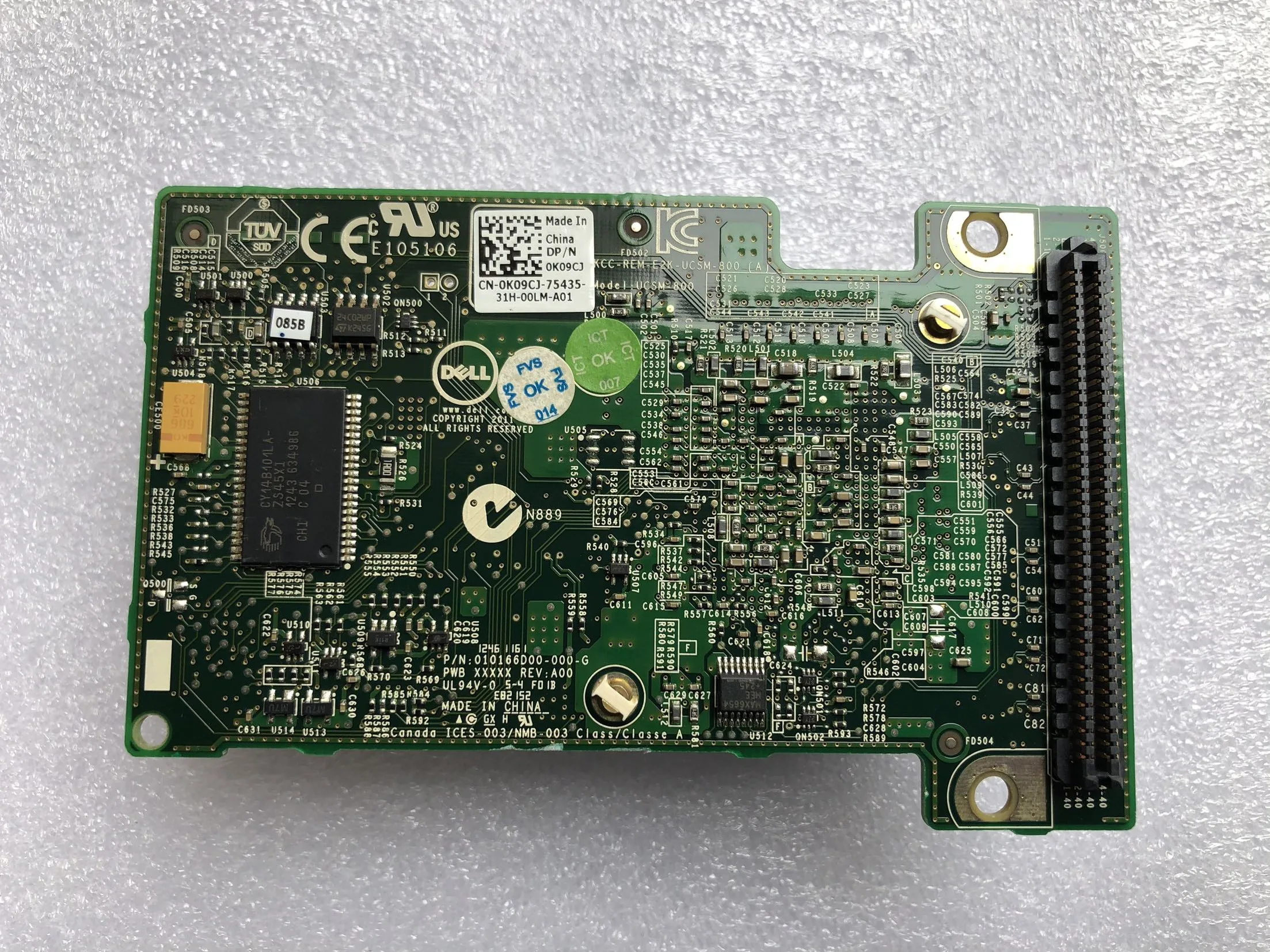 Mini placa de matriz sas original h310 h710p 1g de cache