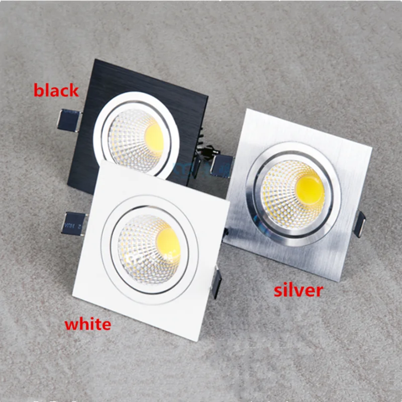 110V-220V 5W7W9W12W15W18W Dimmable AC Ceiling downlight Epistar LED Recessed Ceiling lamp Spot light For home illumination