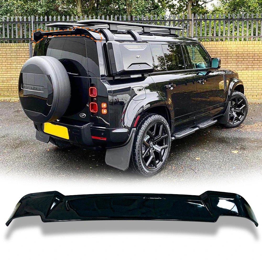 

ABS Black Rear Spoiler Wing Flap for Land Rover Defender 2020 2021 Rear Trunk Spoiler Wing Durable Auto Accessoires