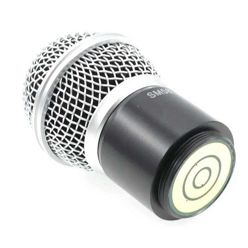 New Replacement Ball Head Mesh Microphone Grille with capsule for PGX24 SLX24 BETA58 SM 58 Wireless Microphone