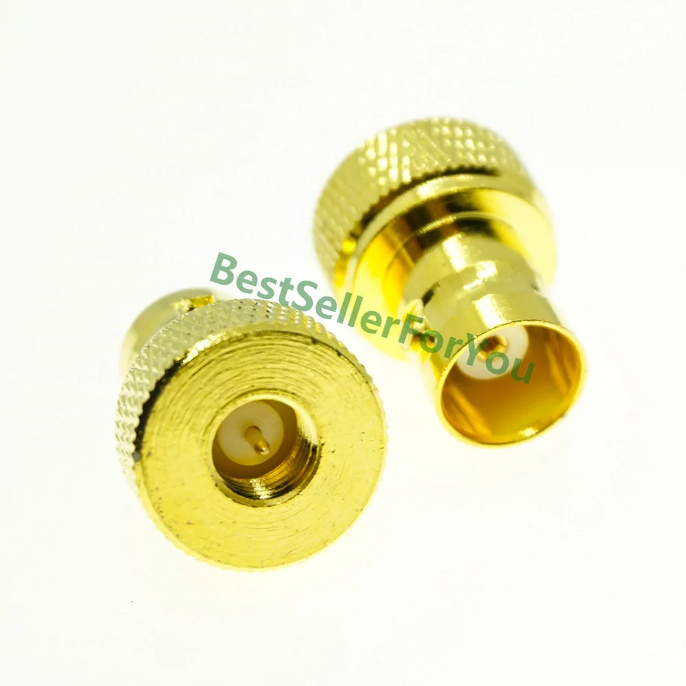 Connector BNC Female To SMA Male Connector Antenna Adapter For Vertex Icom Kenwood Golden