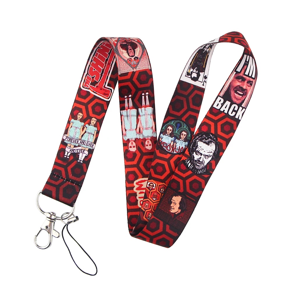 DZ2548 Wholesale Anime Movie Lanyards for Keys Neck Strap For Card Badge Gym Key Chain Lanyard Key Holder DIY Hang Rope Keyrings