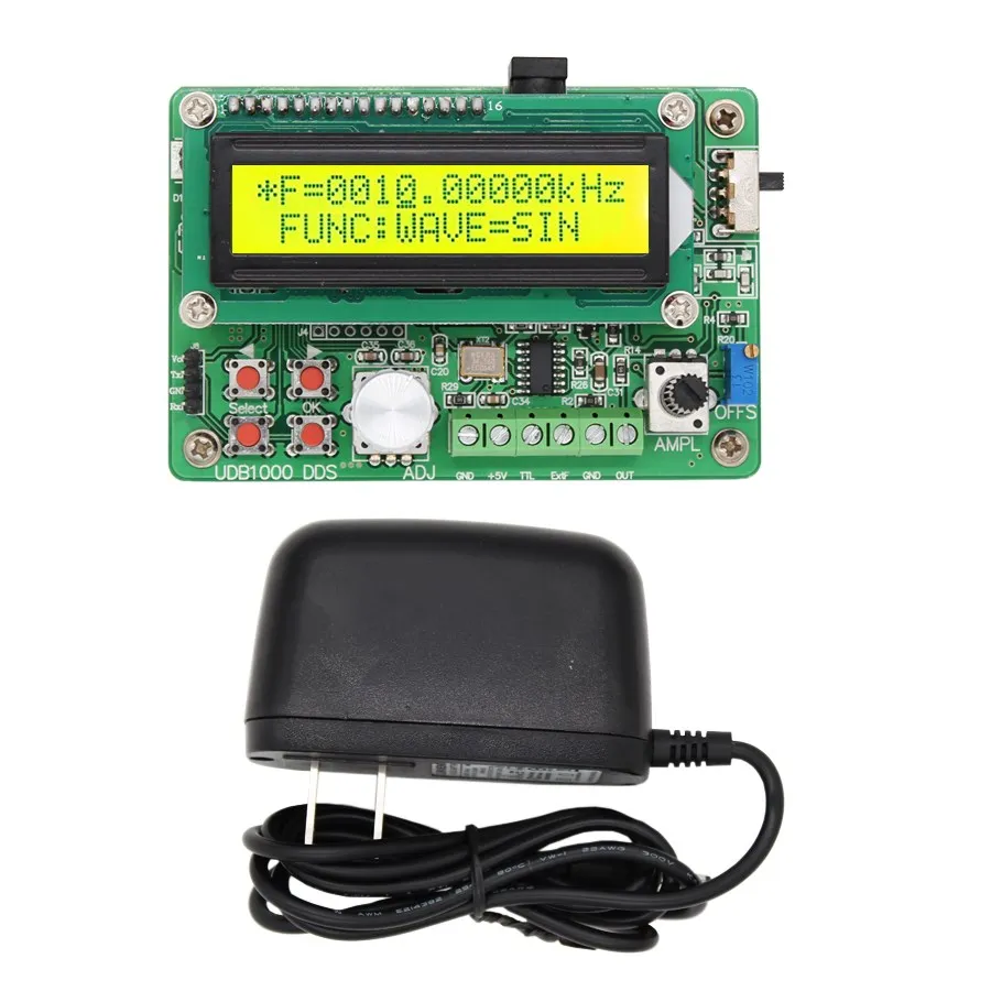 UDB1000S 2MHz DDS Function Signal Generator Sweep Pulse Digital Signal Generator/Frequency Counter