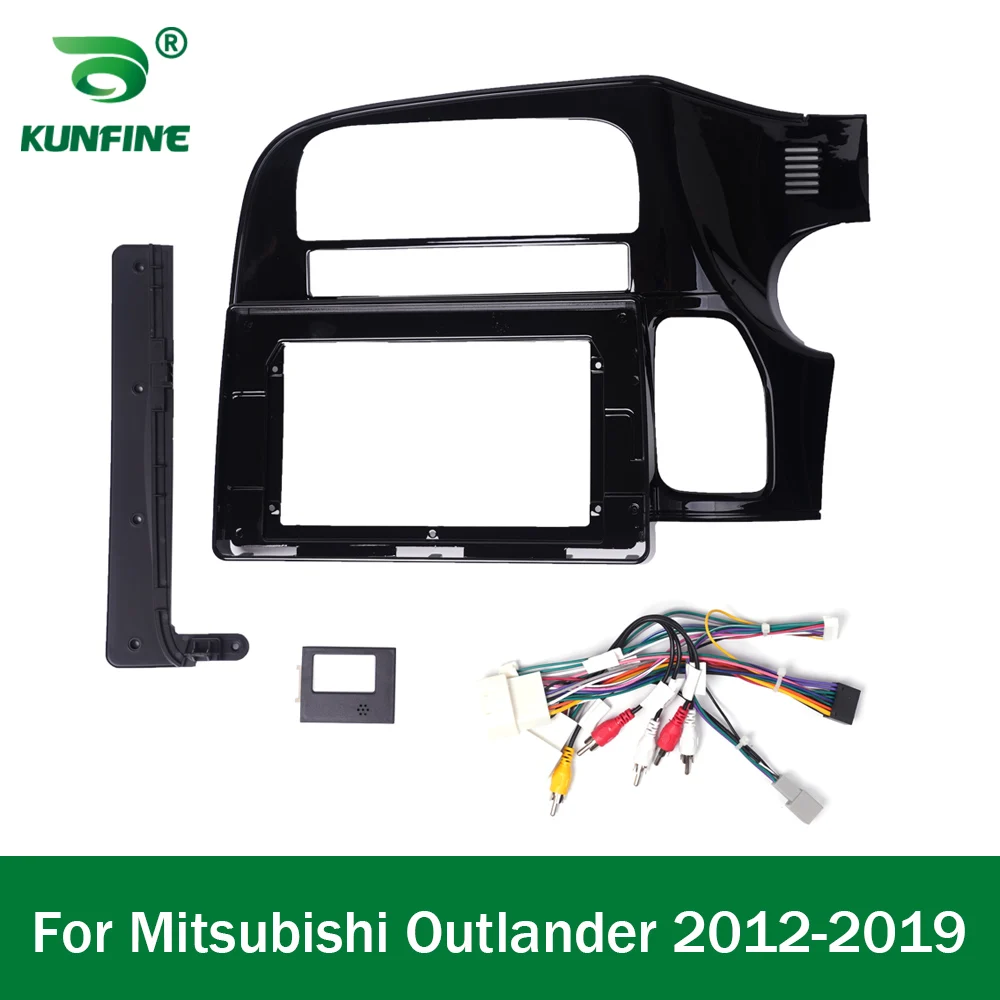 

2Din 10 Inch Car Android Radio Fascia Frame Adapter For Mitsubishi Outlander 2012-2019 Audio Stereo Dash Fitting Panel Frame Ki