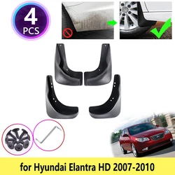 4 PCS Mudguards Mudflaps Fender Mud Guards Splash Mud Flaps Cladding Car Accessories for Hyundai Elantra HD 2007 2008 2009 2010