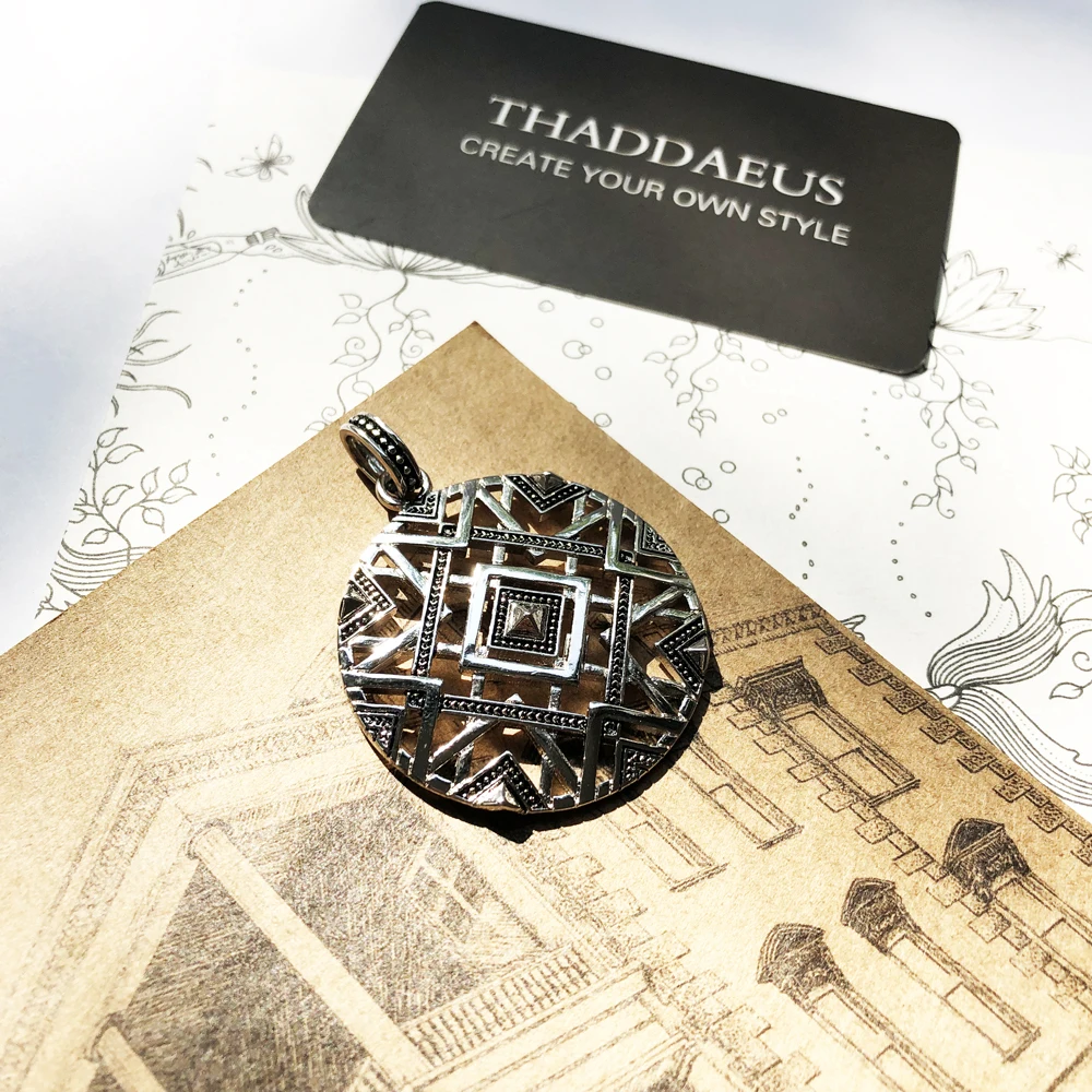 Pendant Africa Ornaments,925 Sterling Silver Glam Jewelry Europe Style Bijoux Necklace Accessories Gift For  Soul Woman Men