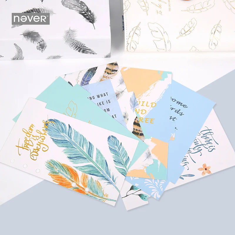 Feather Horizon Binder, Index, Sync, License, Binder, Notebook, Indice, Divisori