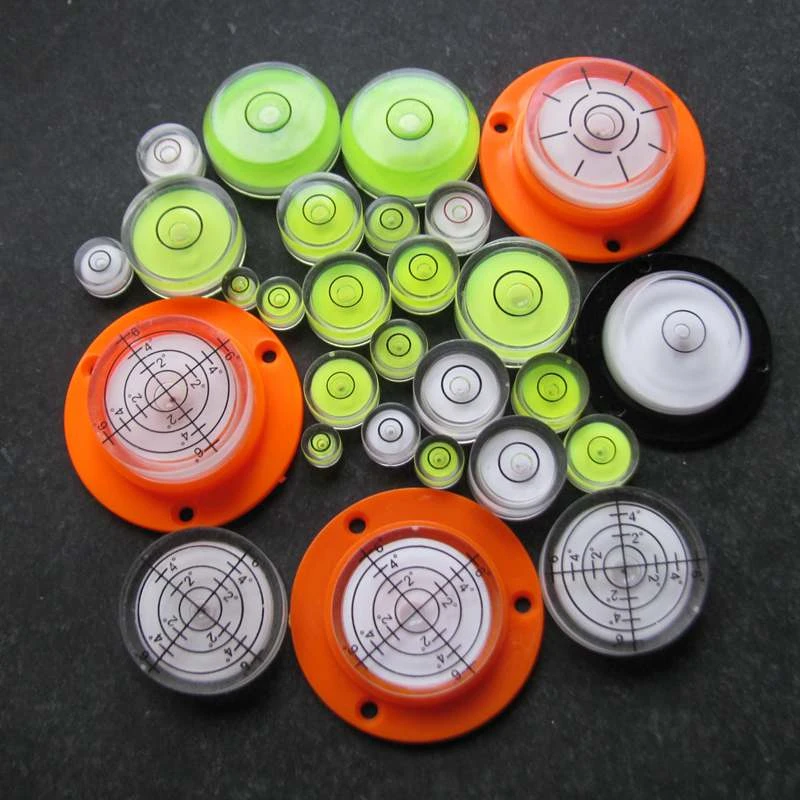 1ชิ้น Precision Spirit โลหะระดับฟองสบู่ระดับวงกลมระดับการวัดระดับเครื่องมือ Drop