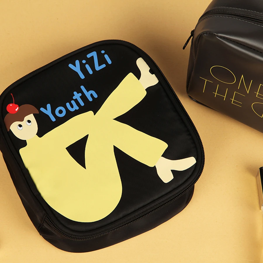 2020 YIZISTORE original designed cute portable cosmetic bags for girls cute casual storage bags for traveling (FUN KIK )