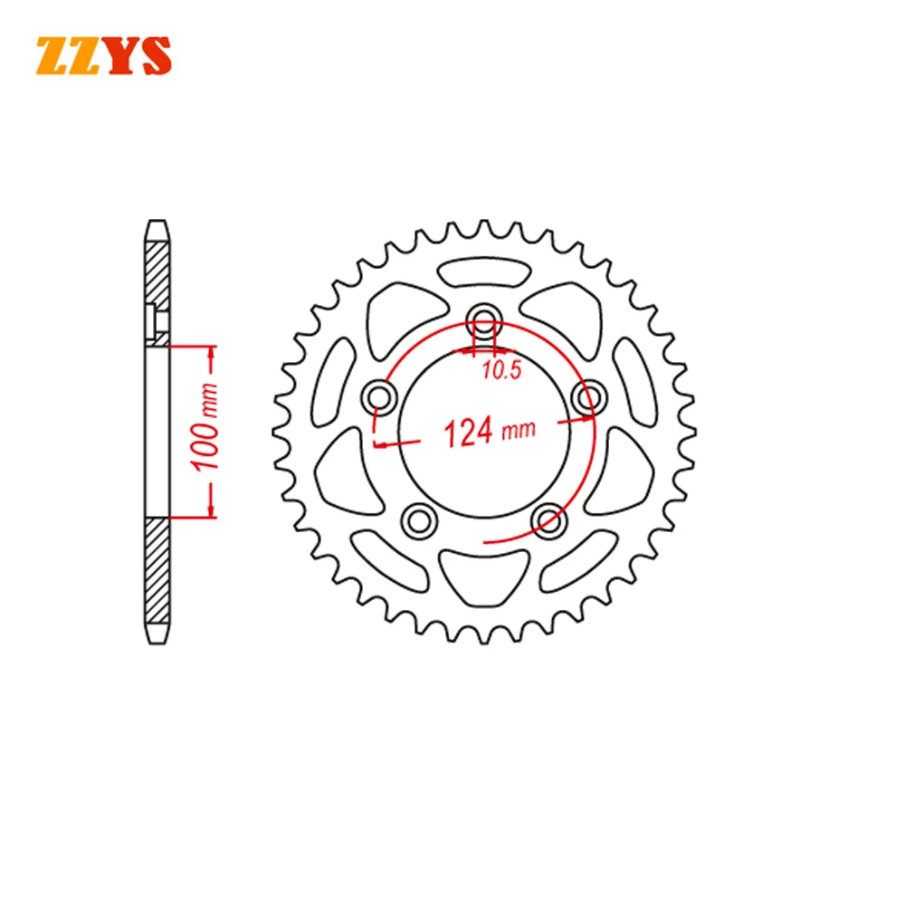 520 46T 46 Tooth Motorcycle Rear Sprocket Gam For Ducati Road 800 Scrambler Icon dark 2020 800 Scrambler Italia Independent 2016