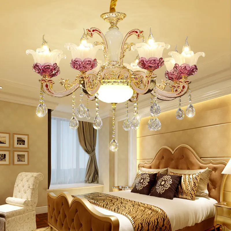 

Modern Crystal Chandelier Living Room Hanging Lamp Bedroom Lighting Restaurant Chandeliers Indoor Decorative Lamps LED Lamp